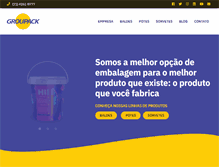 Tablet Screenshot of groupack.com.br